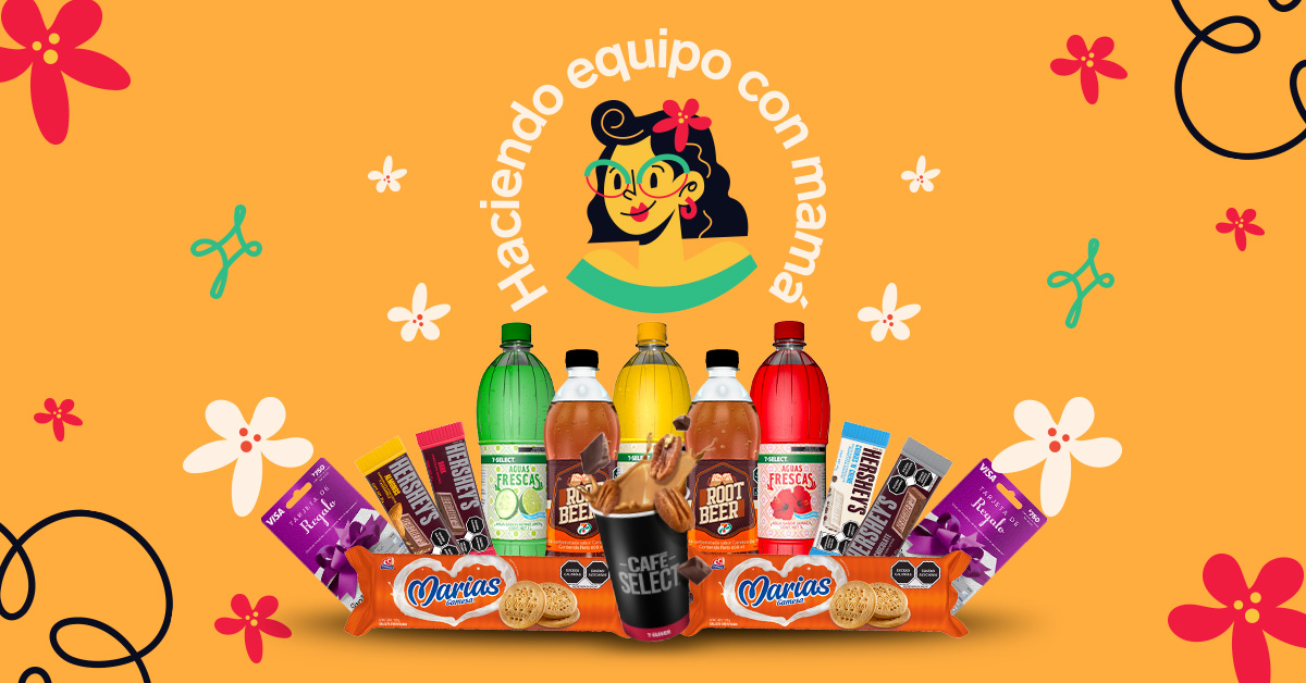 Haciendo equipo con mamá