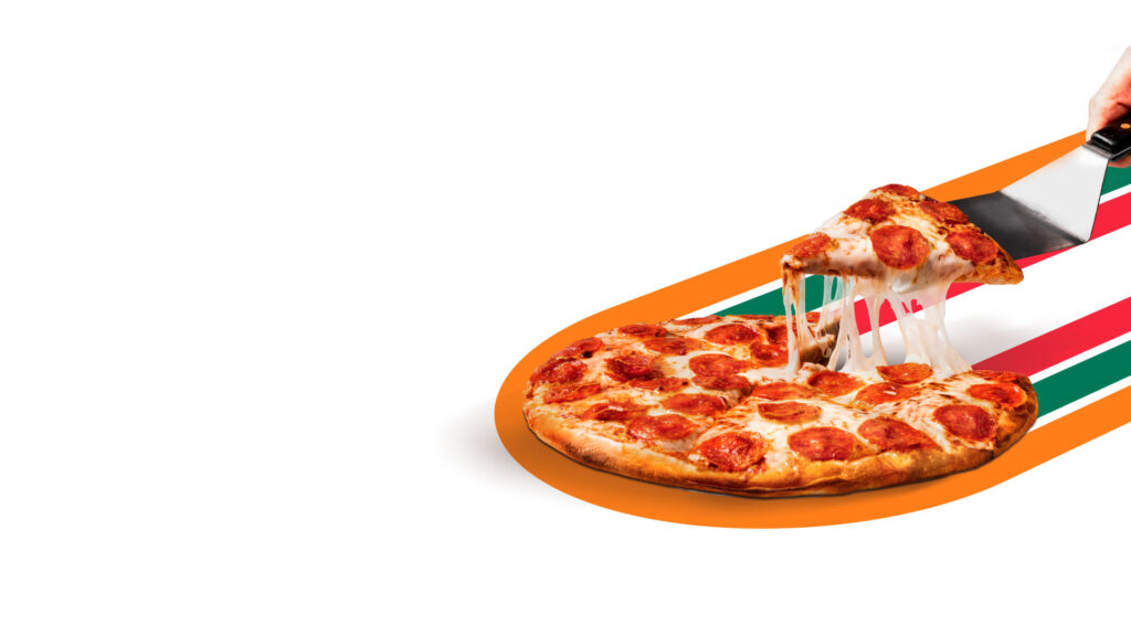 Pizza recién hecha 7Eleven México