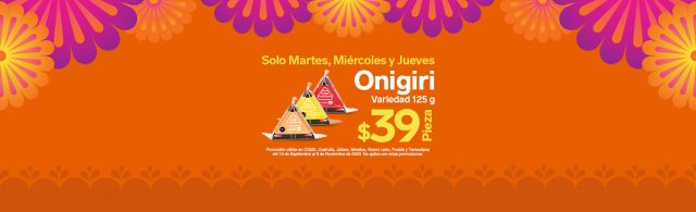 Onigiri OISHI a un súper precio.
