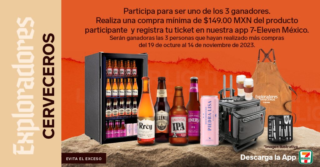 Participa por interesantes premios en la app 7-Eleven.